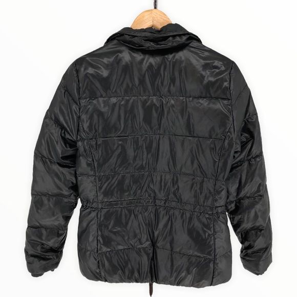 Ralph Lauren Active Black Puffer Jacket Zip Front Long Sleeve Aztec size XS - Picture 10 of 16